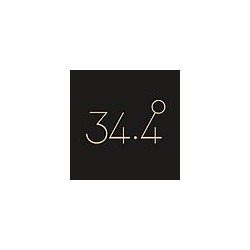 34.4° logo