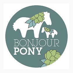Bonjour Pony logo