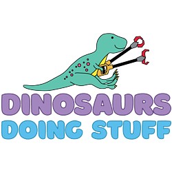 Dinosaurs Doing Stuff logo