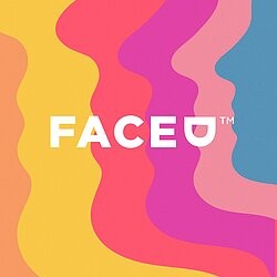 Faced logo