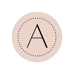 Initialled logo