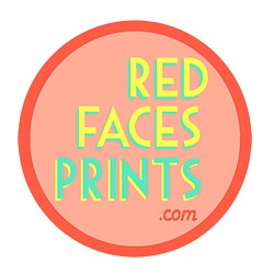 Red Faces Prints logo