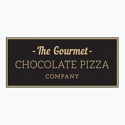 The Gourmet Chocolate Pizza Co. logo