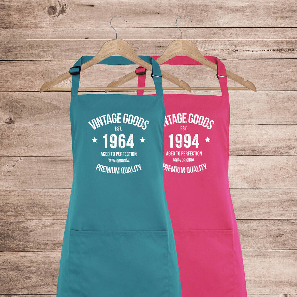 Birthday Apron 21/30th/40th/50th/60th/70 Birthday Gift