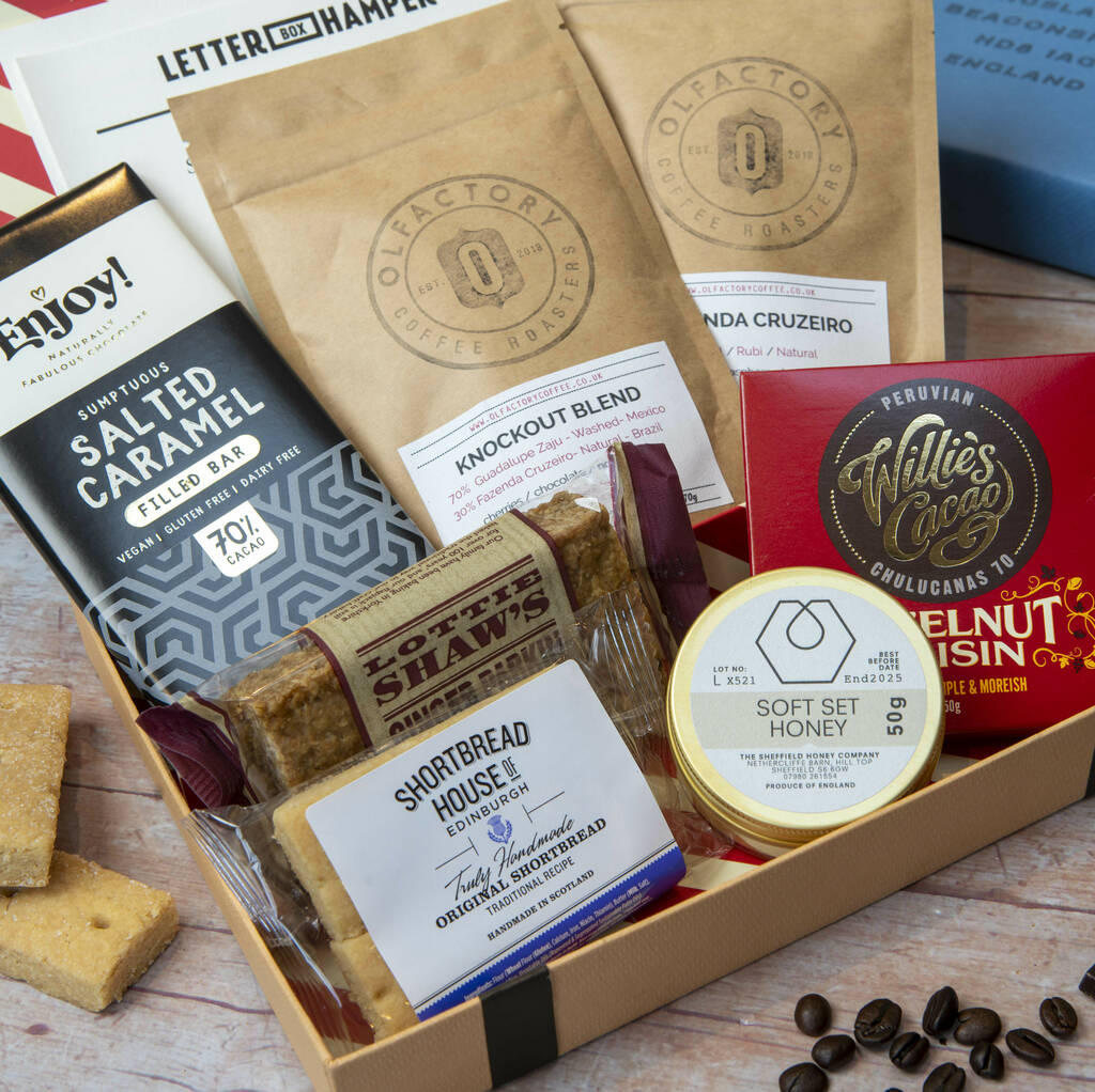 Luxury Coffee, Shortbread And Chocolate Gift Hamper