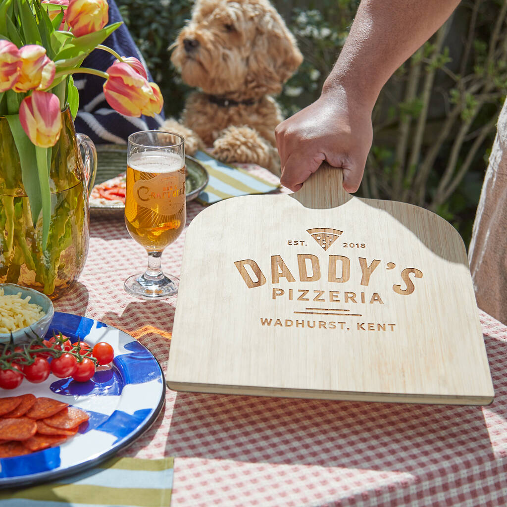 Personalised Bamboo Pizza Peel/Paddle