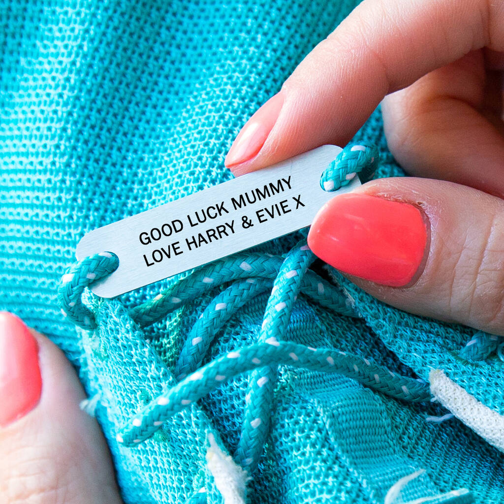Personalised Running Shoe Tag