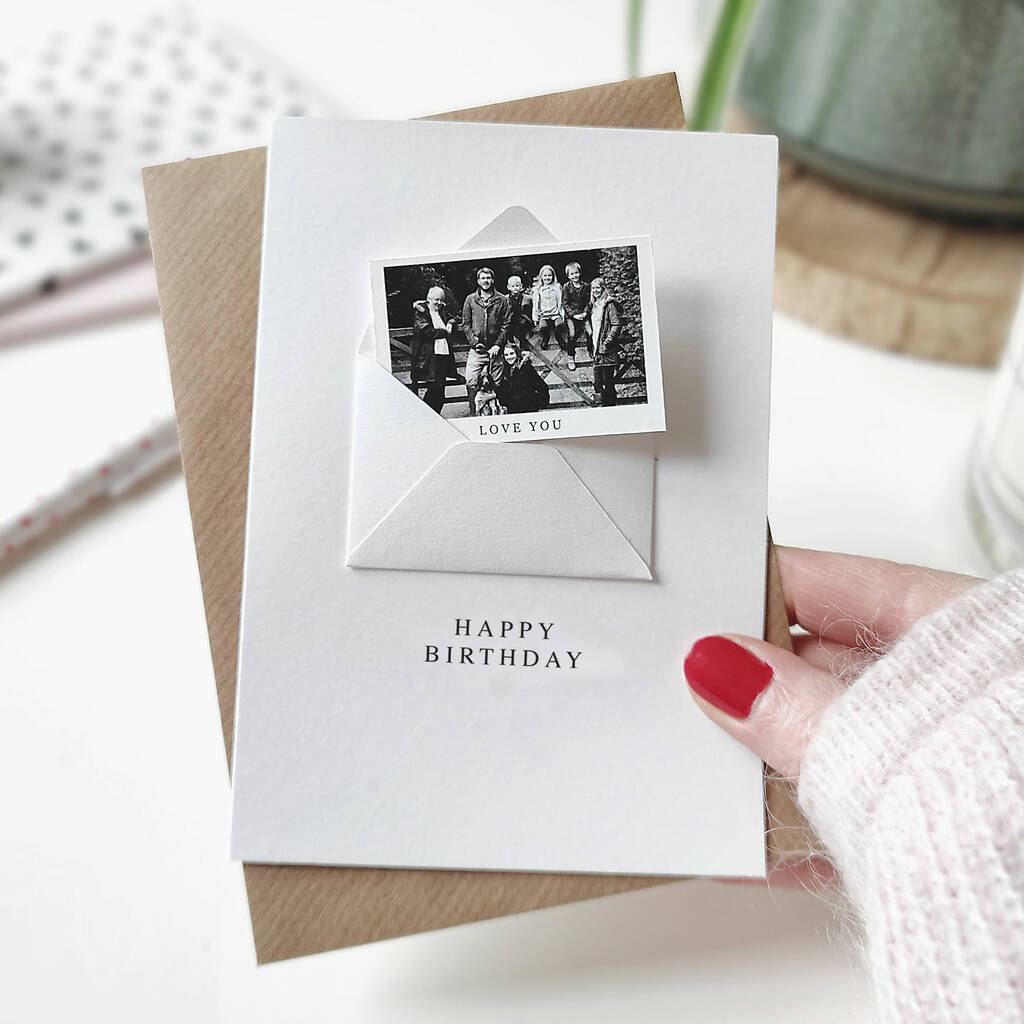 Personalised Happy Birthday Photo Card