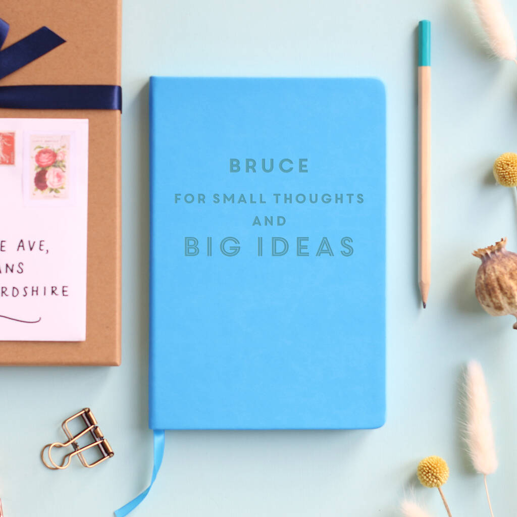 Big Ideas Personalised Luxury Notebook Journal