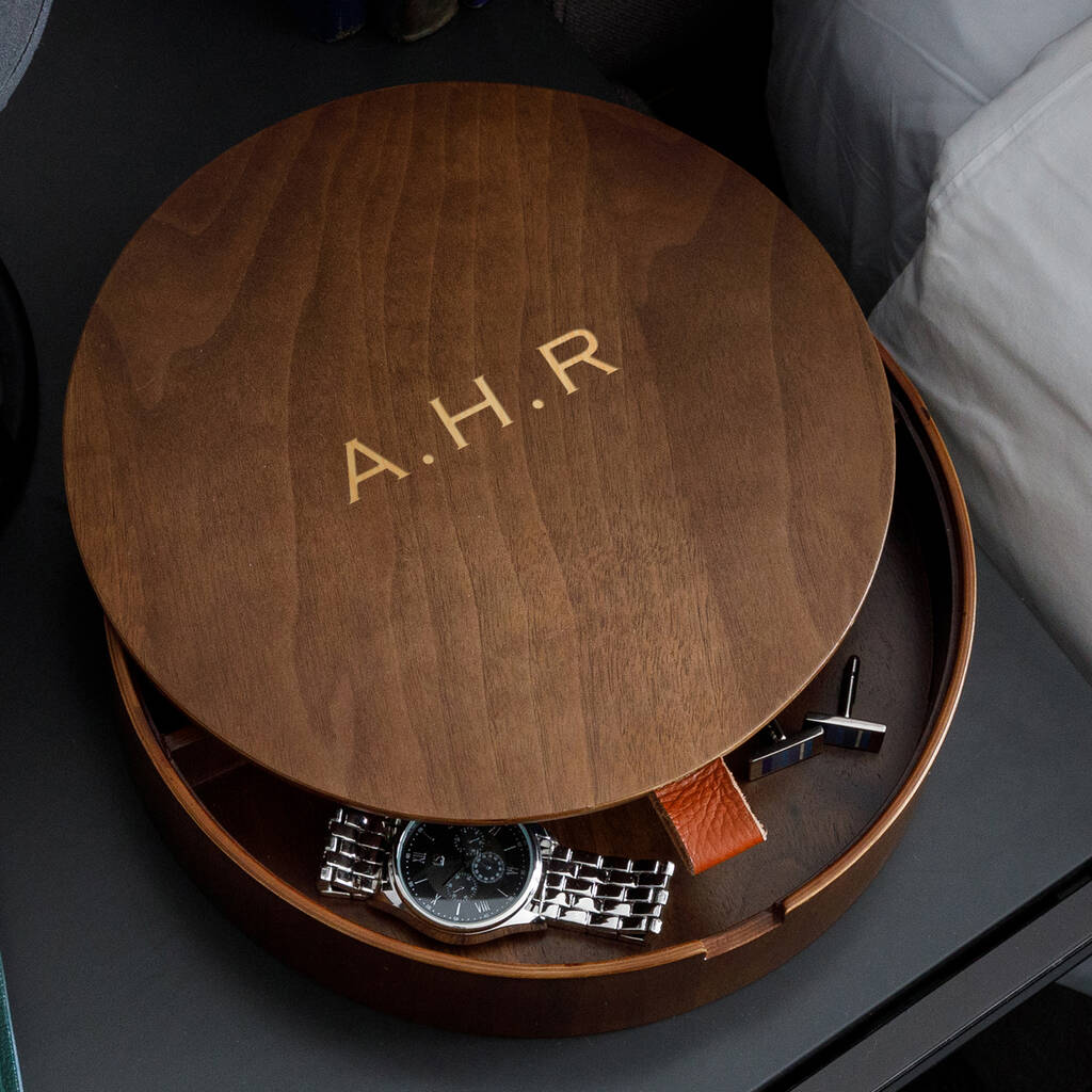 Personalised Initial Men's Jewellery Box