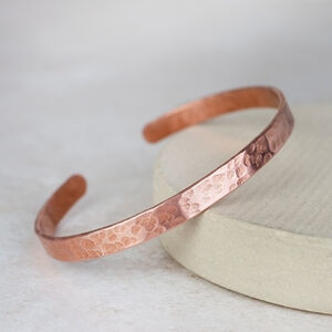 Personalised Men's Copper Cuff Bracelet