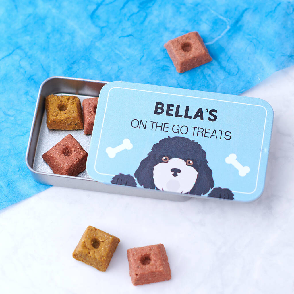 Personalised Dog Breed Pocket Treat Tin