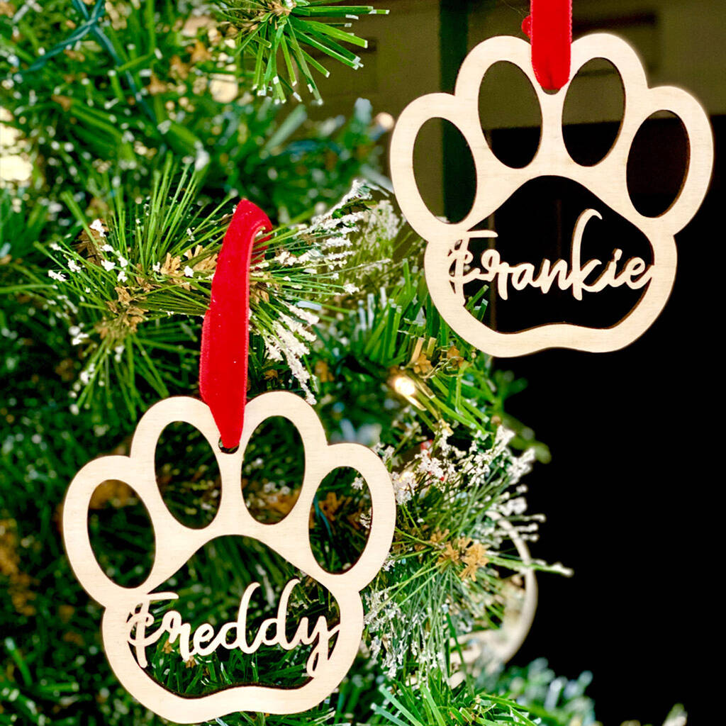 Personalised Pet Bauble For Your Cat Or Dog