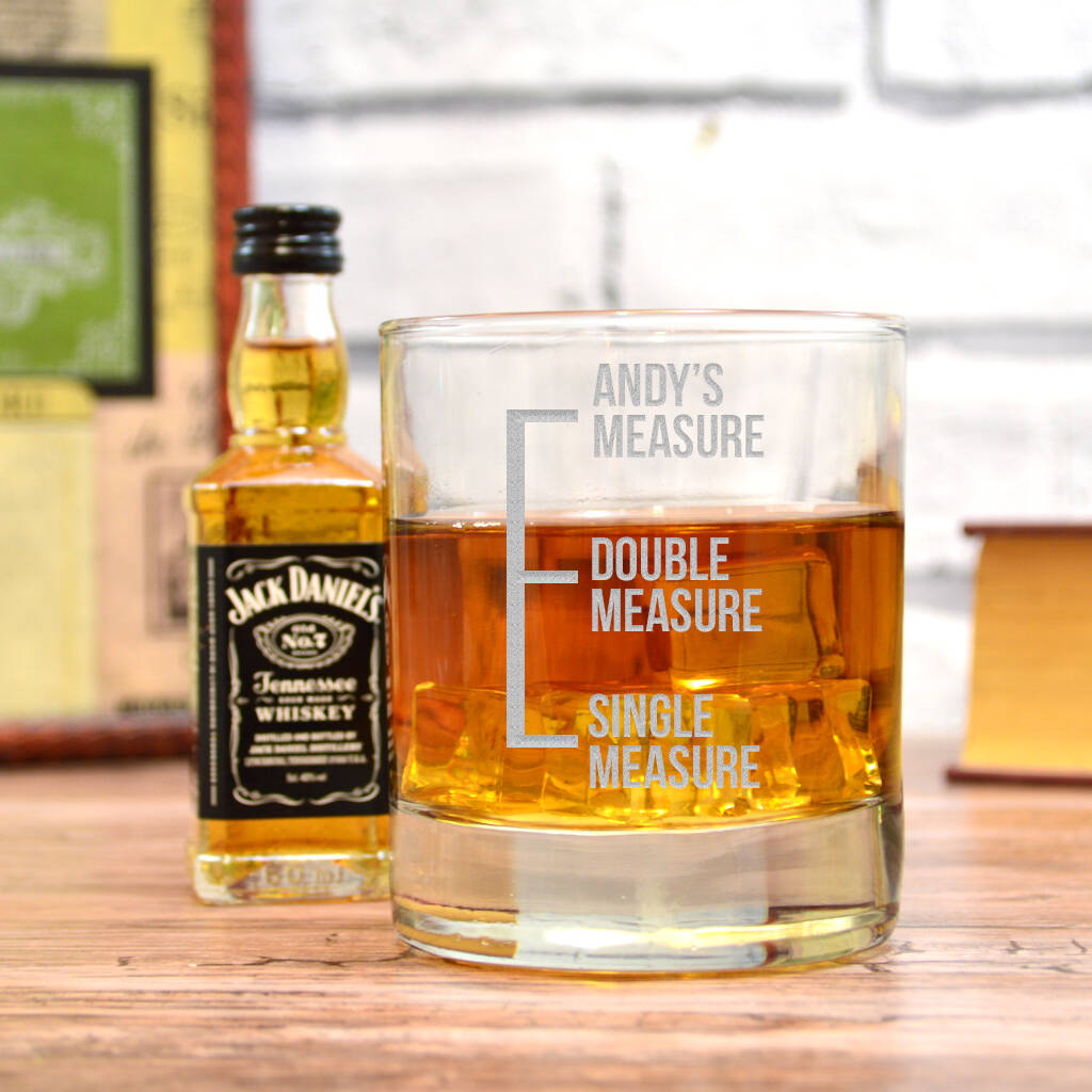 Personalised Whiskey Measure Tumbler