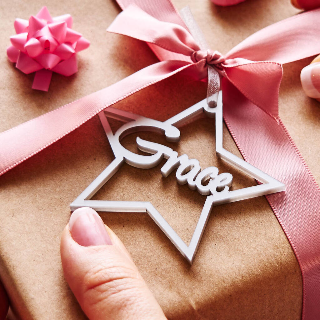 Star Personalised Gift Tag