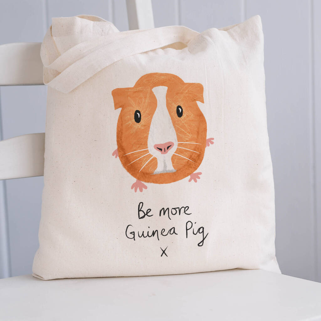 Be More Guinea Pig Tote Bag