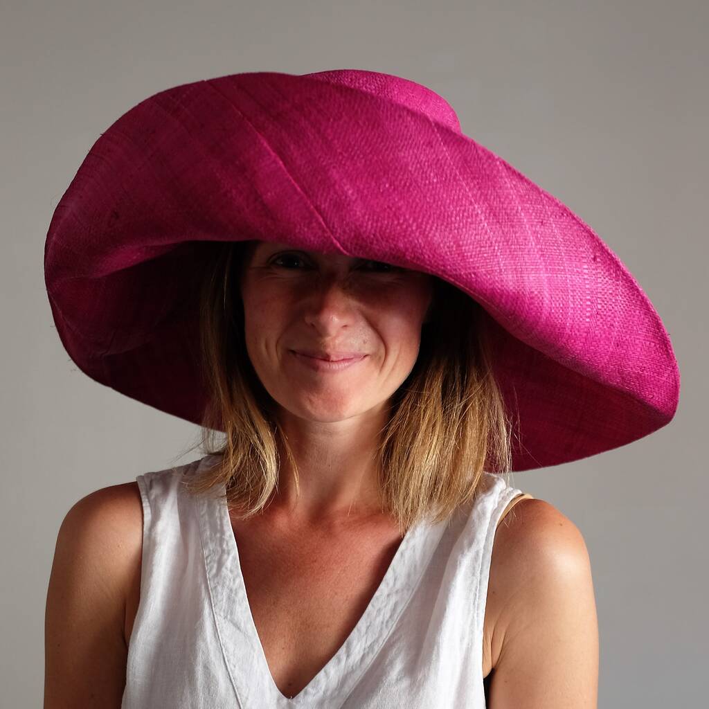 Large Brim Fold Up Straw Hat