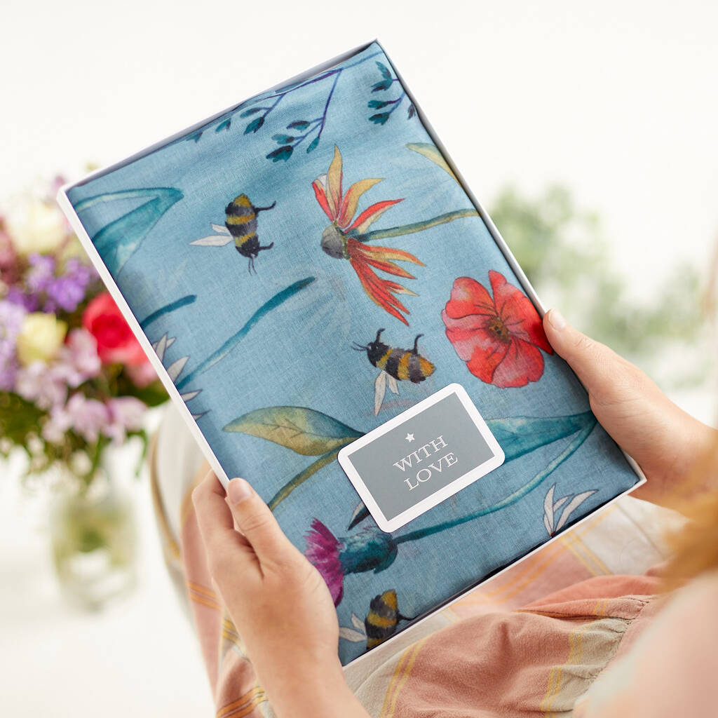Meadow Flower Print Scarf