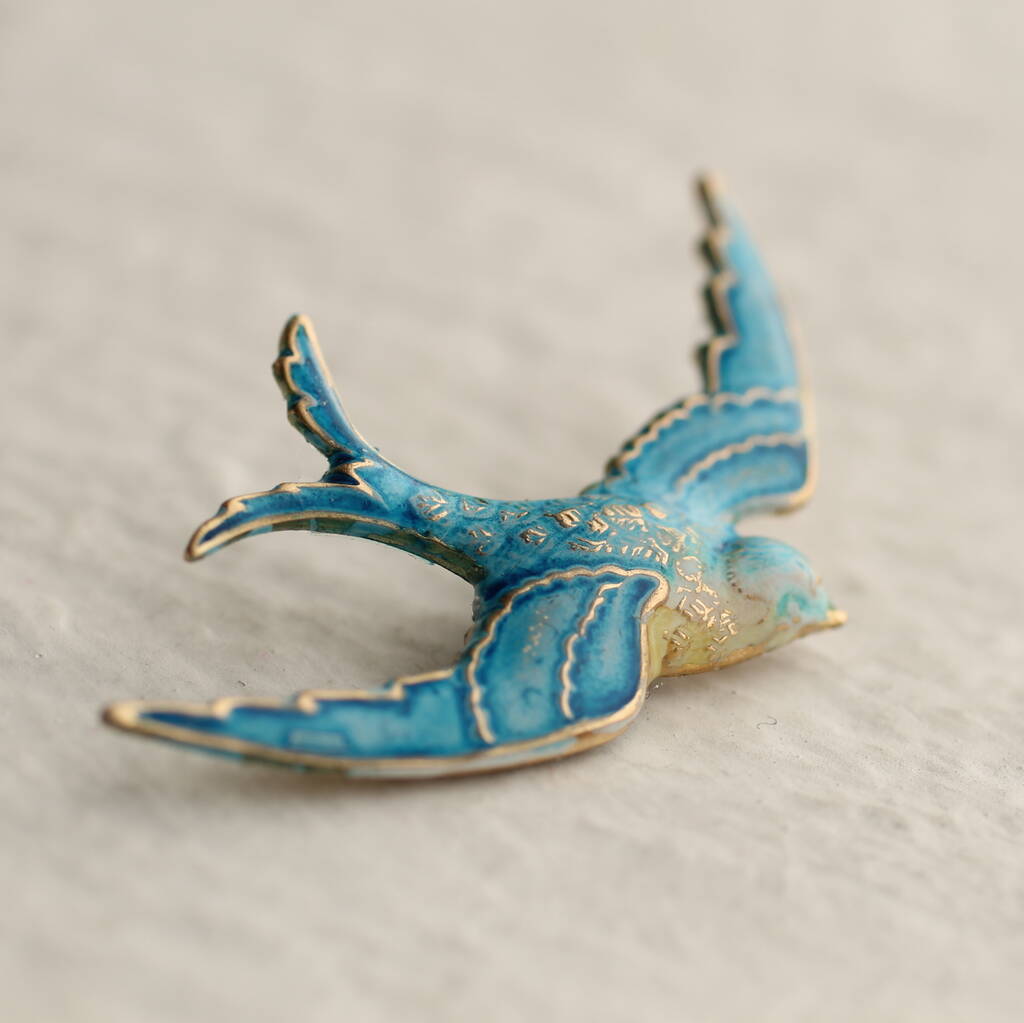 Swallow Bird Brooch