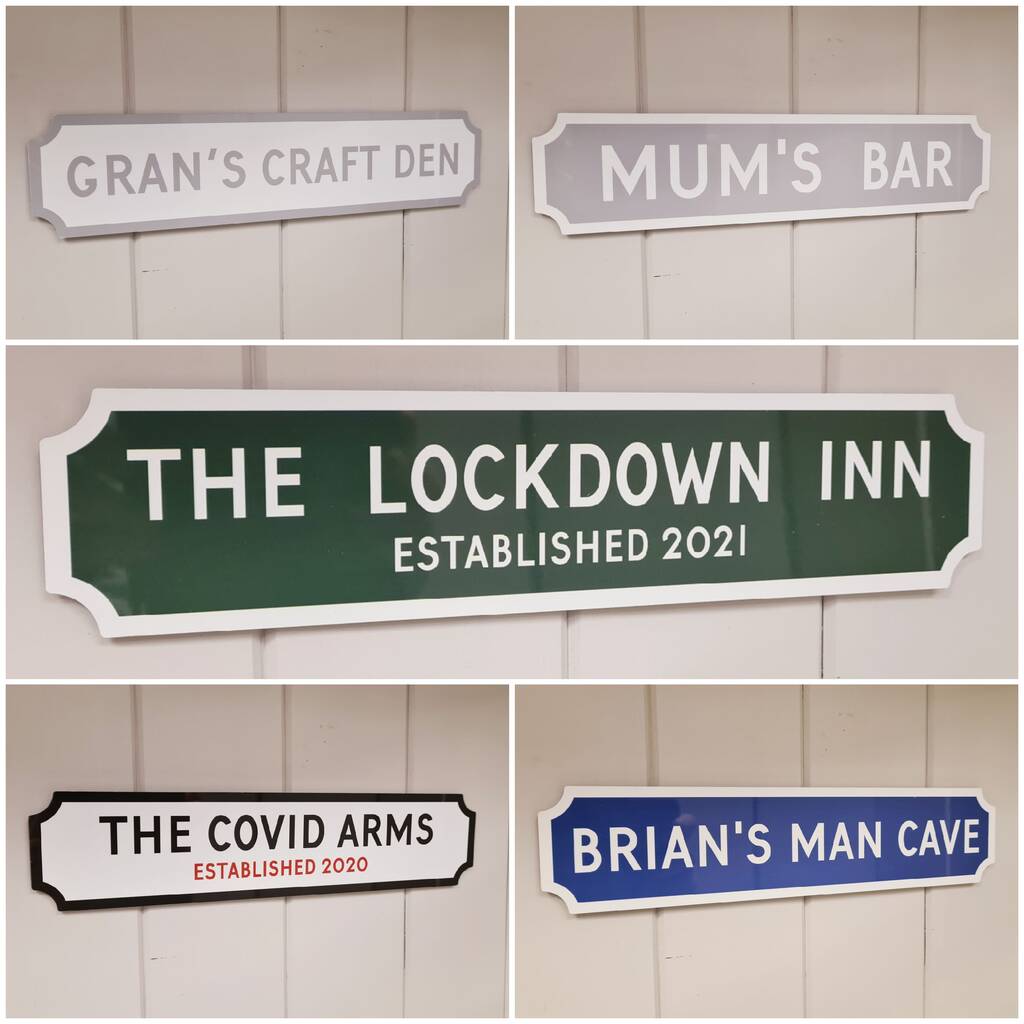 Personalised Road Sign