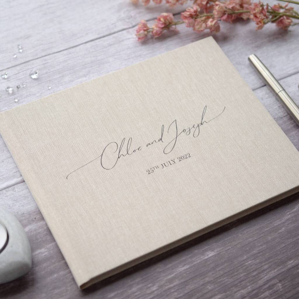 Personalised Wedding Guest Book