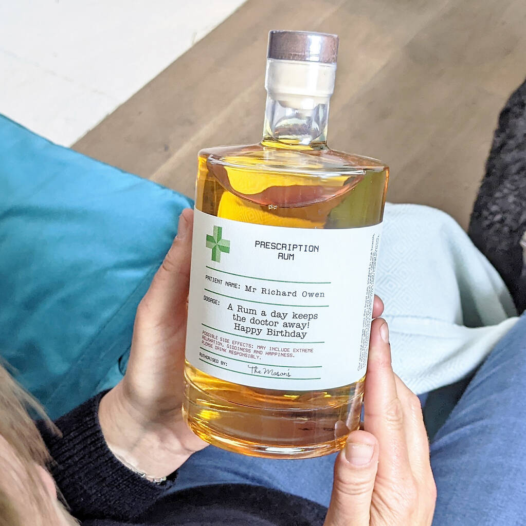 Personalised Prescription Design Spiced Rum Liqueur