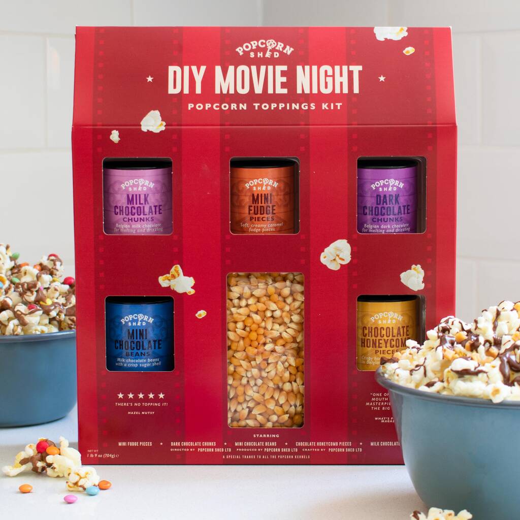 Make At Home Movie Night Popcorn Toppings Kit