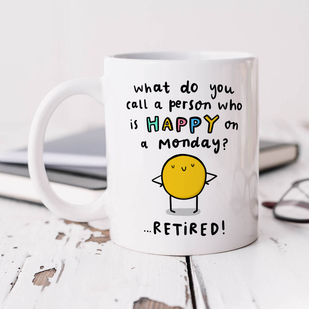 'Happy On A Monday' Personalised Mug