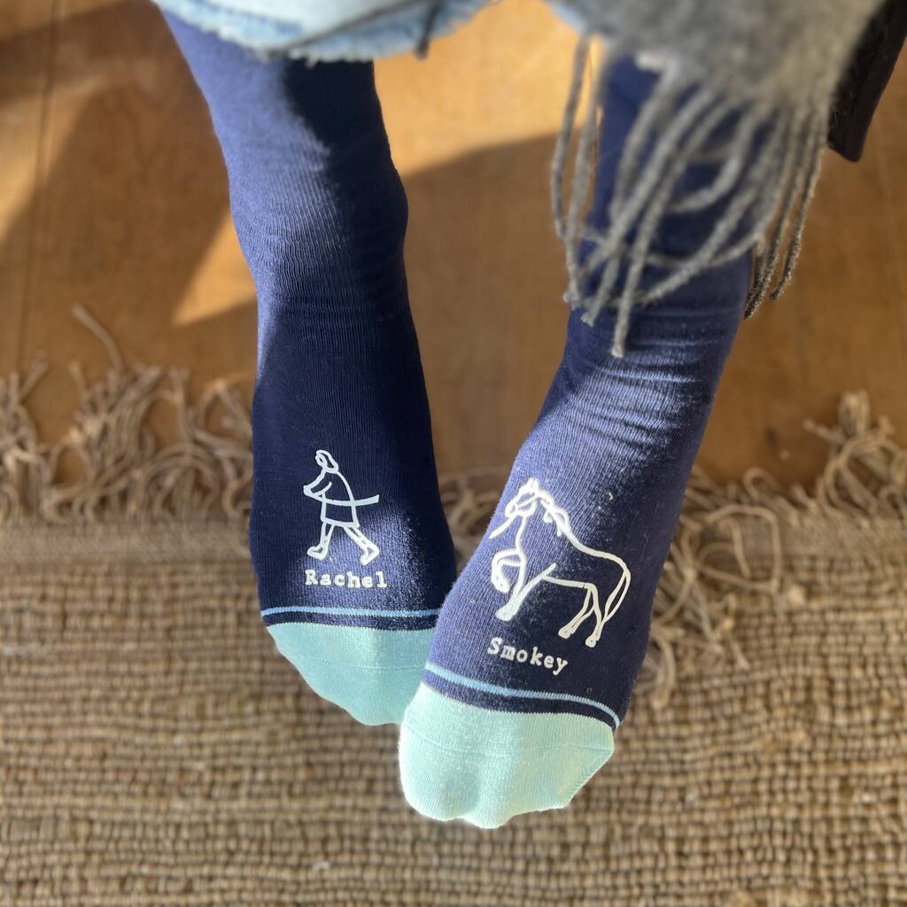 Horse Lover Personalised Socks