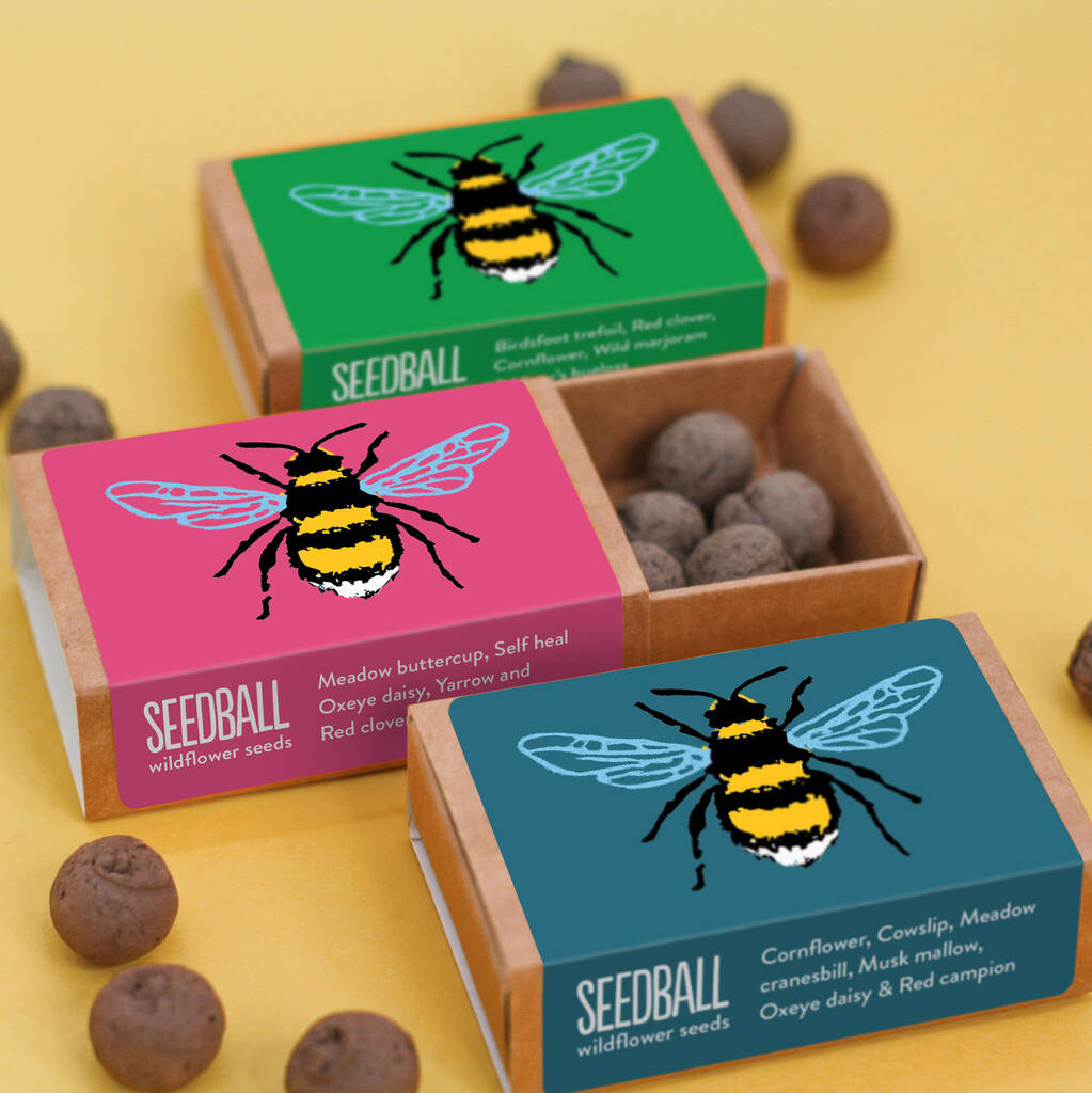 Wildflower Seed Balls For Bees Pack Of Three