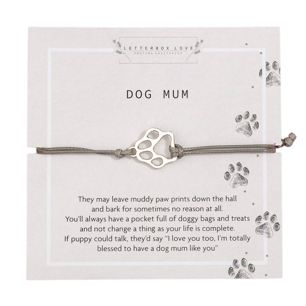 Dog Mum Bracelet Gift