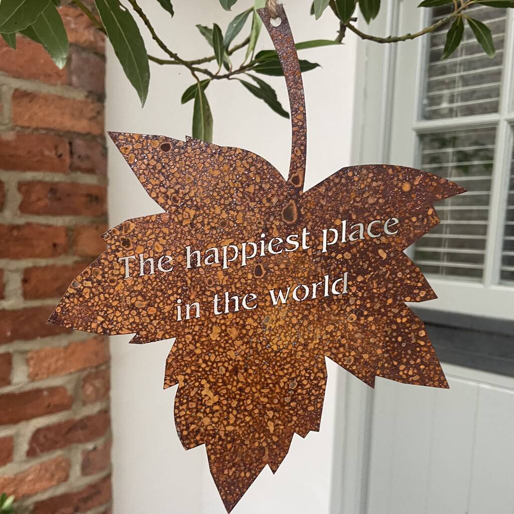 Falling Leaves Garden Art Choice Of Designs