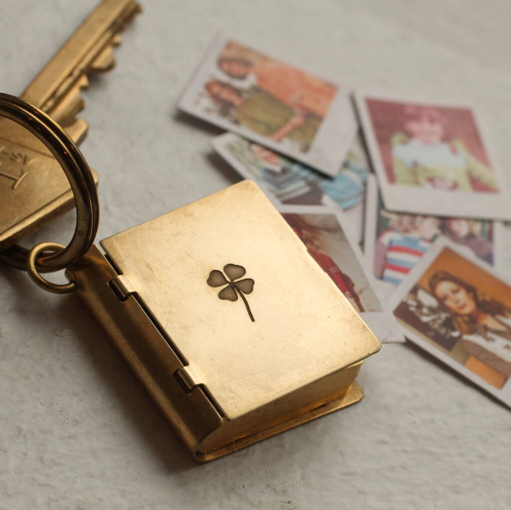 Personalised Family Album Photograph Keyring Engraved