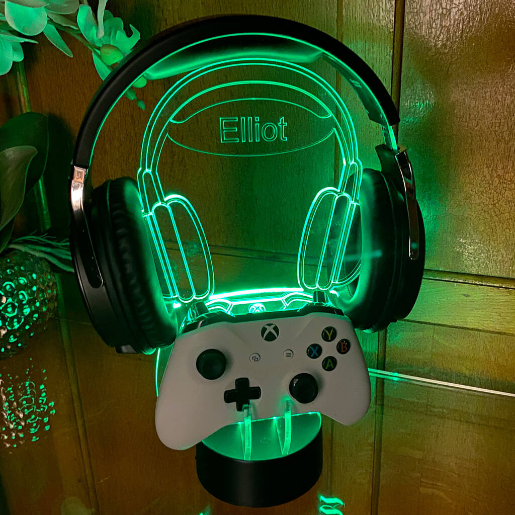 Double Games Console Controller And Headset Stand