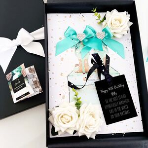 Tiffany Blue Luxury Scented Birthday Card