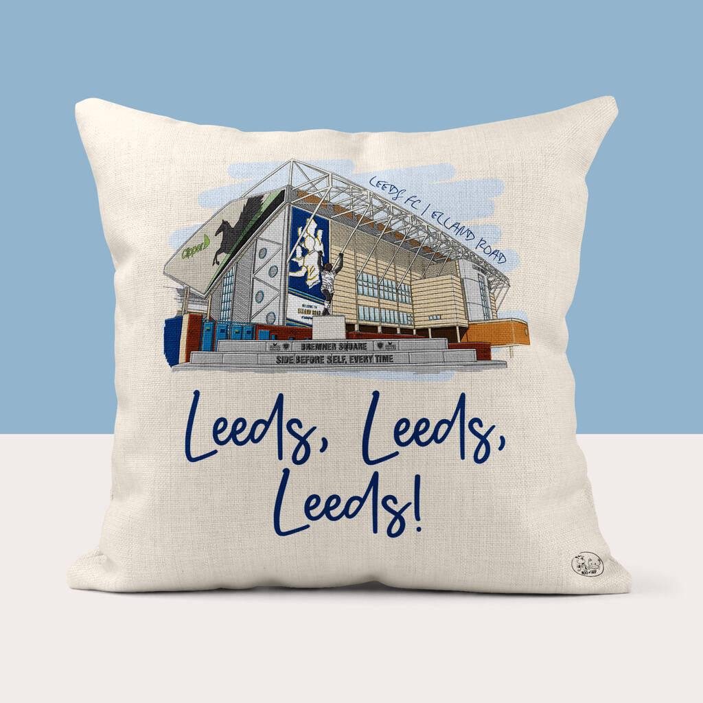 Leeds United Football Cushion Cover