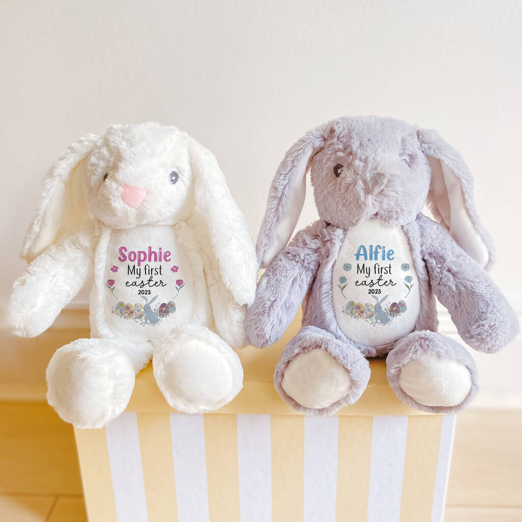 Personalised My First Easter Bunny Toy With Name