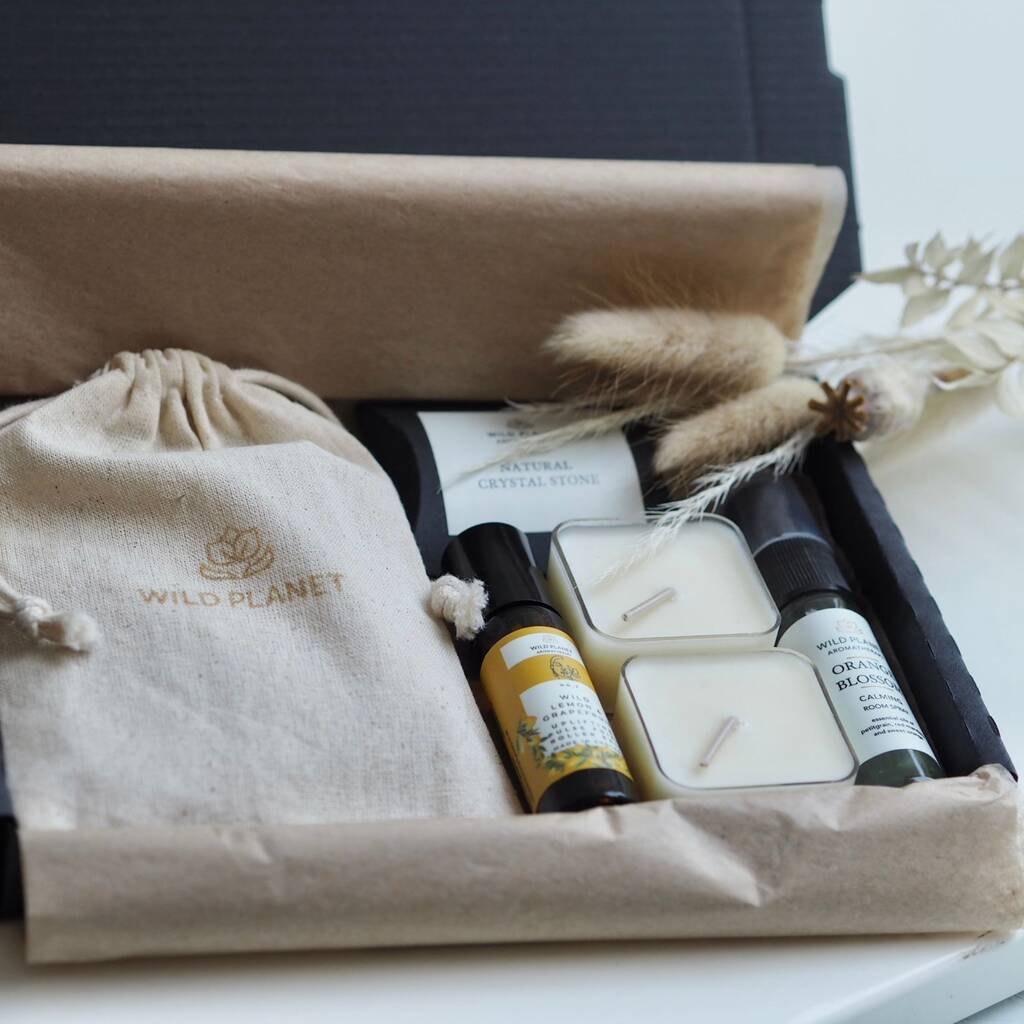 Vegan Aromatherapy Wellbeing Letterbox Gift Set