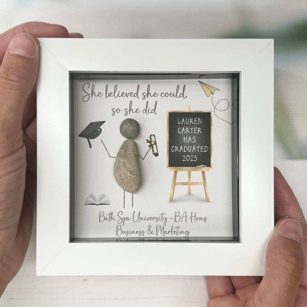 Personalised Graduation Pebble Picture