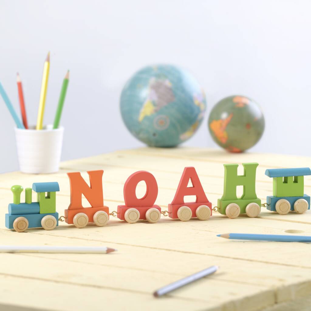 Personalised Alphabet Name Train