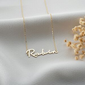 Signature Handwriting Name Necklace