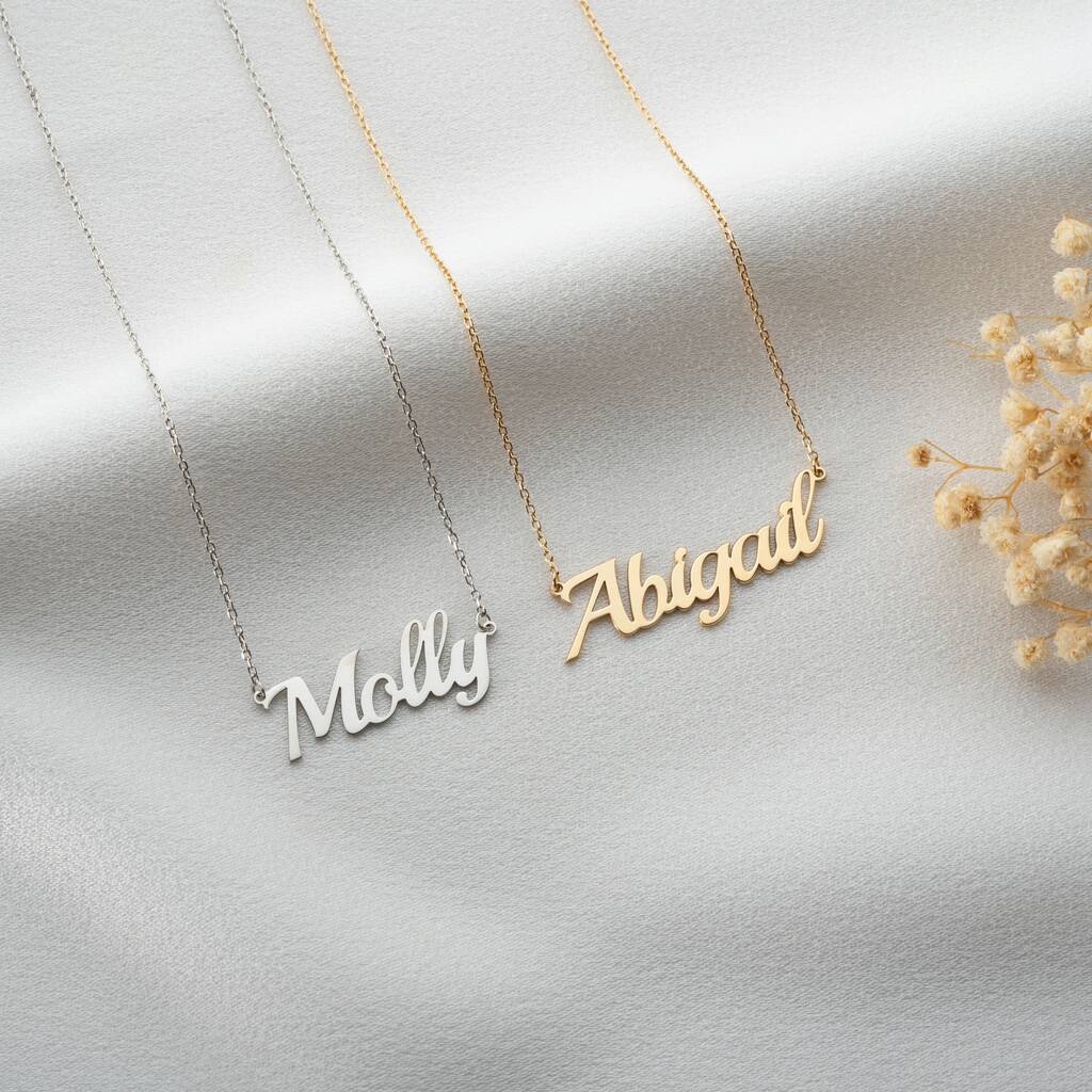 Sterling Silver Name Necklace