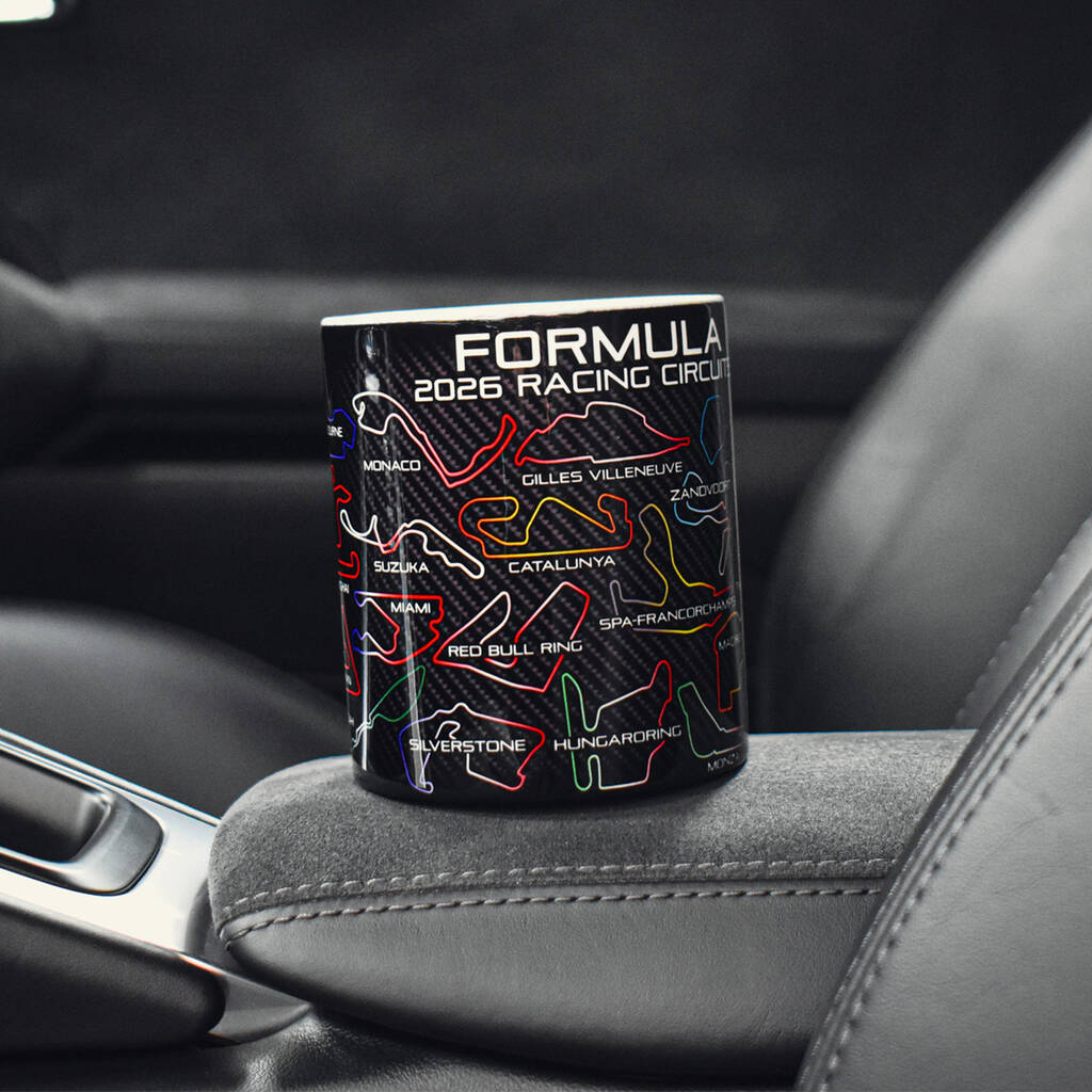 Formula One Circuits Mug 2025