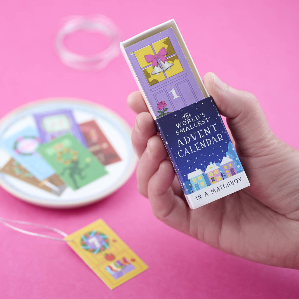The World's Smallest Advent Calendar In A Matchbox