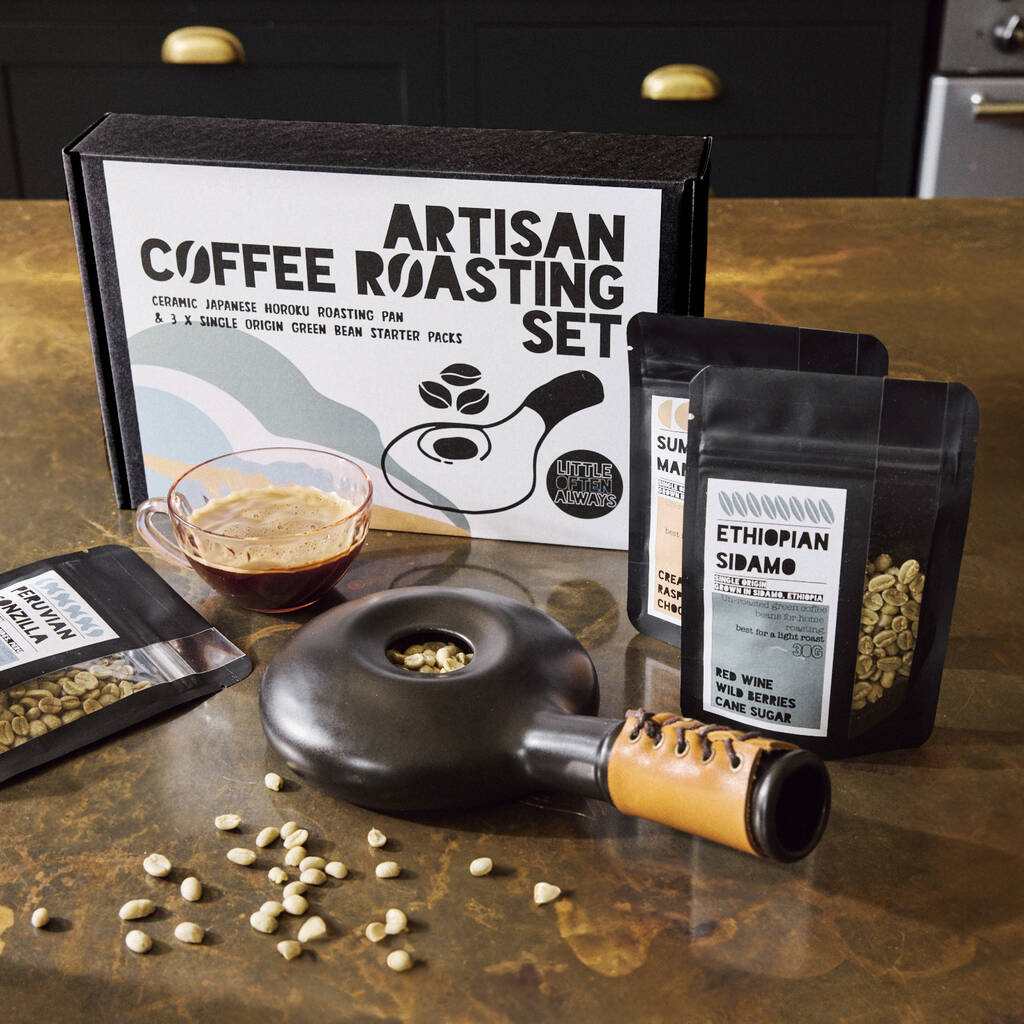 Artisan Coffee Roasting Pan Gift Set