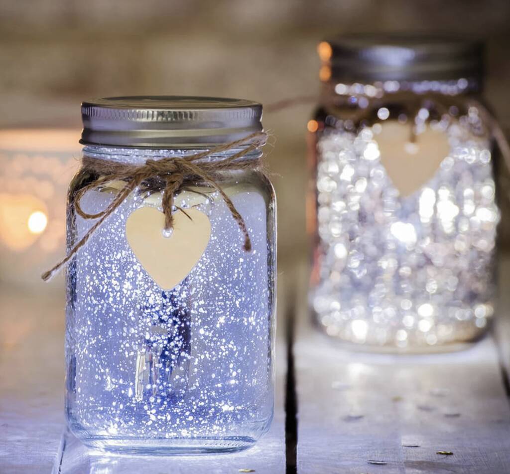 Firefly Light Up Jam Jar Light