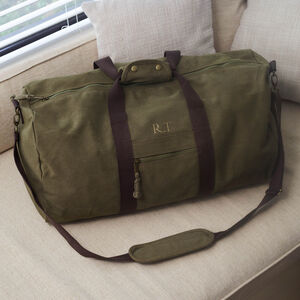 Personalised Mens Holdall Weekend Bag