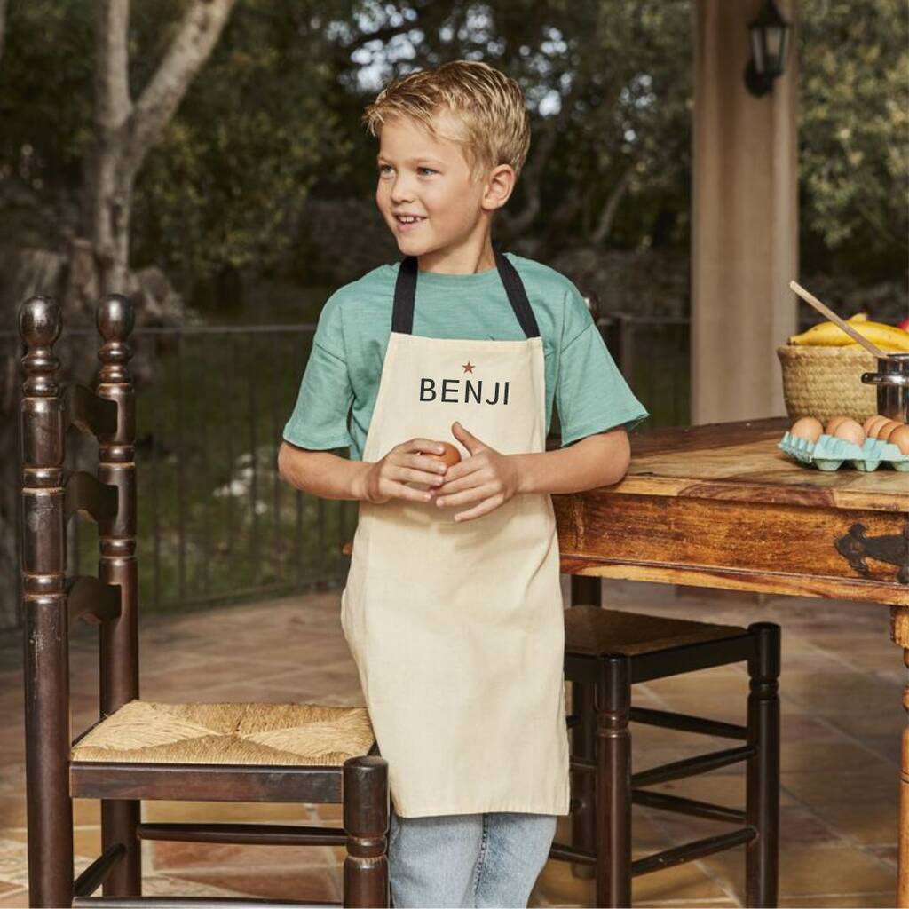 Children's Personalised Fairtrade Cooking Apron