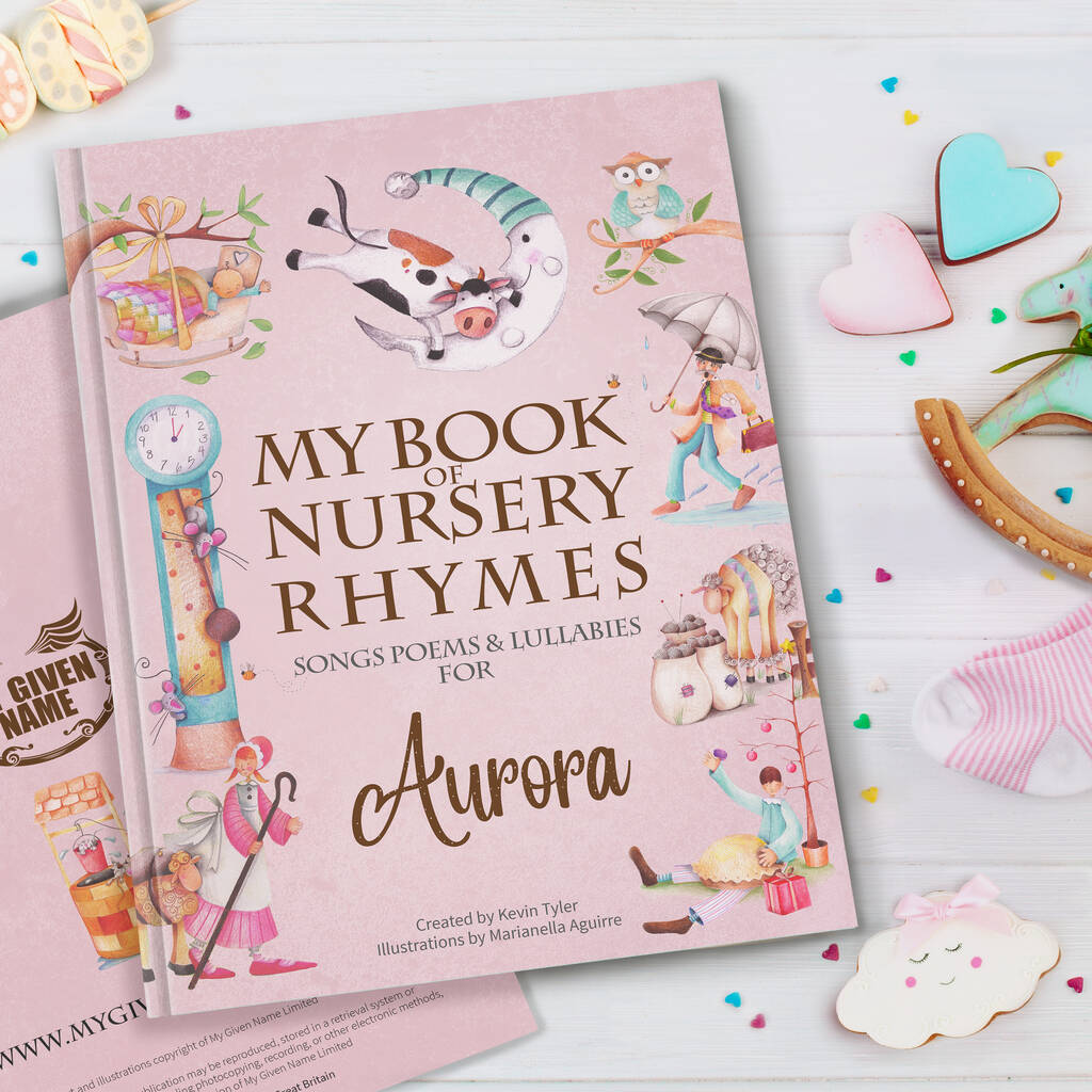 Nursery Rhymes And Personalised Poems In Adorable Pink