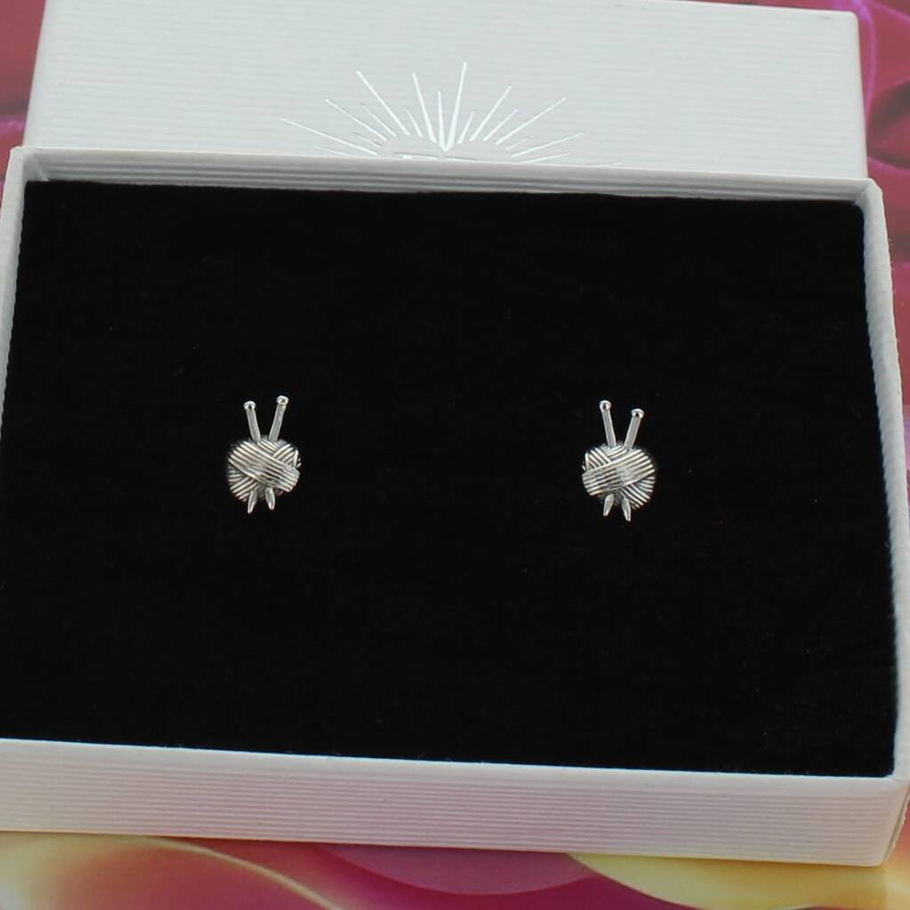 Little Knitting Needle Earrings
